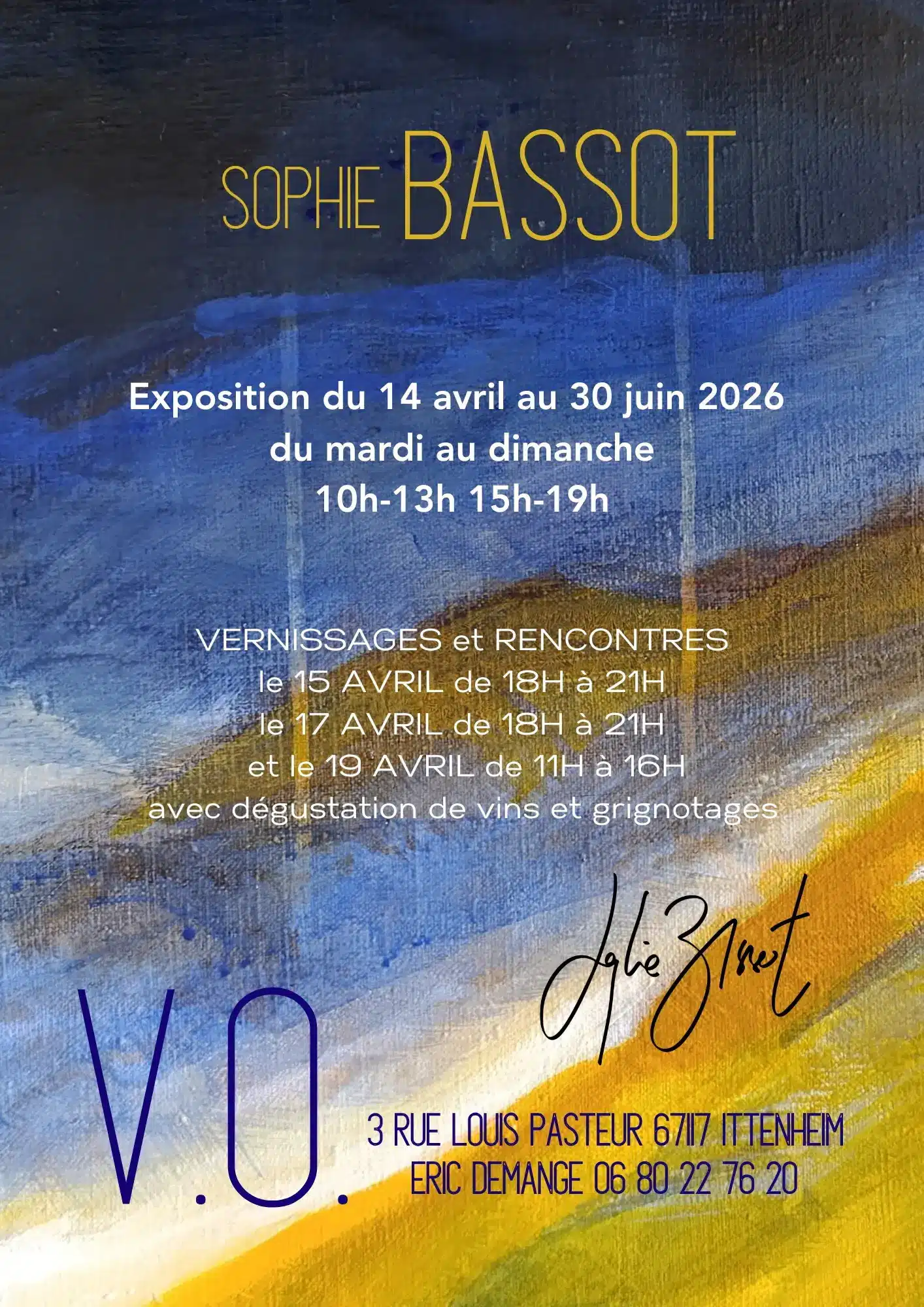 Sophie Bassot sophie-bassot-exposition-art-contemporain-ete-2026-fittenheim-alsace-terre-a-vin Sophie Bassot à la Galerie V.O sophie-bassot-exposition-art-contemporain-ete-2026-fittenheim-alsace-terre-a-vin Sophie Bassot à la Galerie V.O